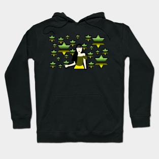 Green Girl - I love to save world & save life. Hoodie